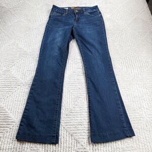 Kut from the Kloth Meryl Bootcut Jeans Womens 2 Blue Dark Wash High Rise Flare